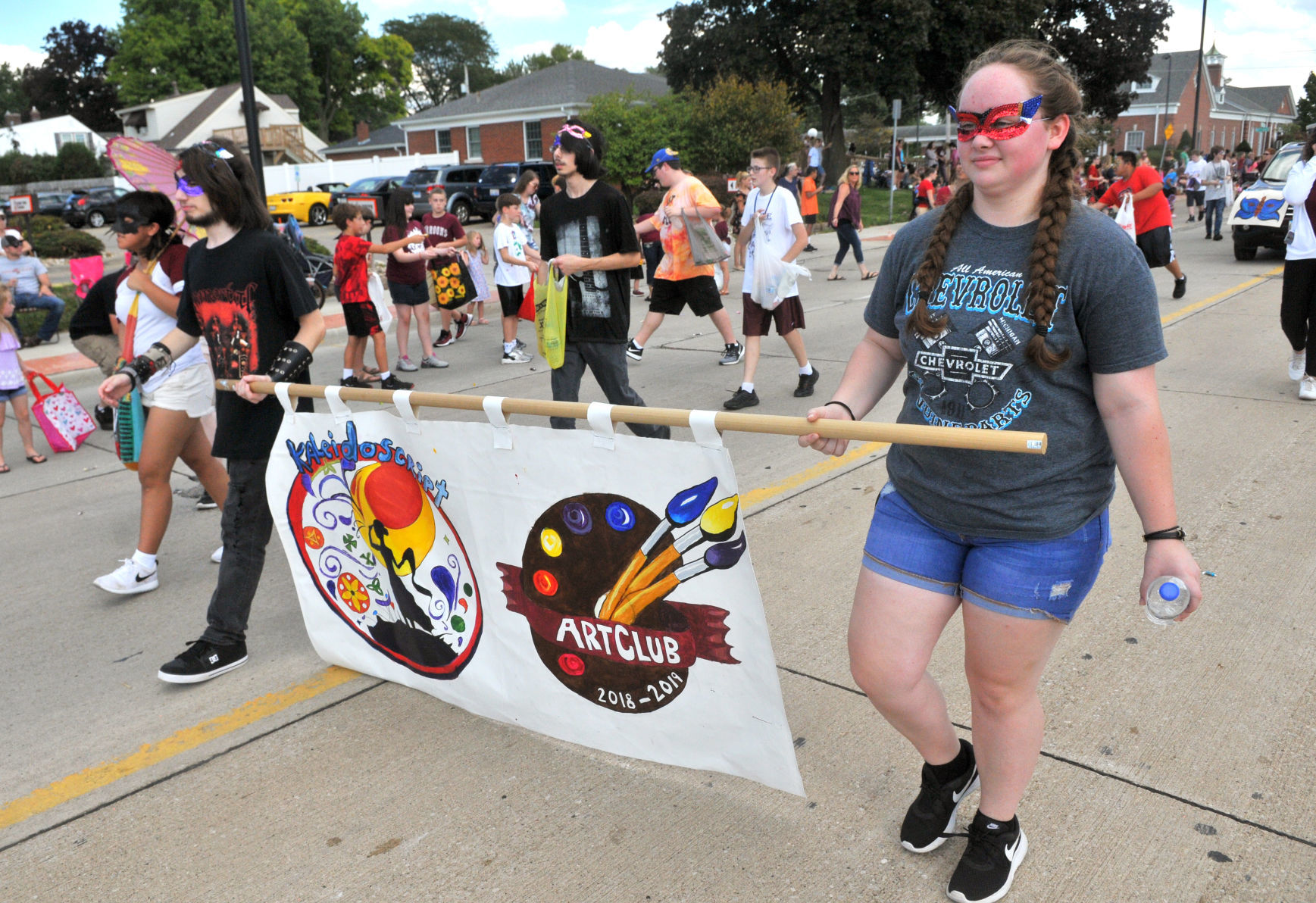 Moline High School Homecoming parade